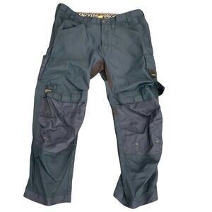 Snickers Mens Work Trousers Pants‎ Blue Waist 41x30 Everyday Comfort Knee